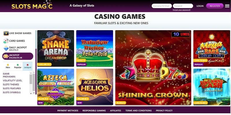 Casinospiele mit Mr Green