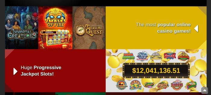 casino Uptown Aces $100 free spins
