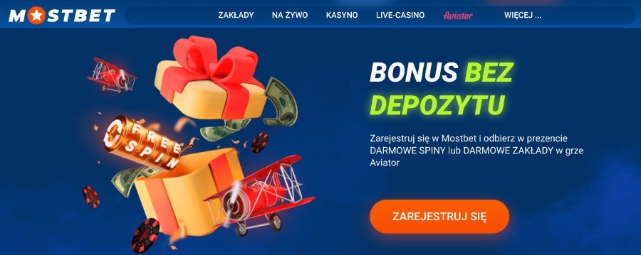 Wystartuj za darmo w MostBet Casino z bonusem bez depozytu!