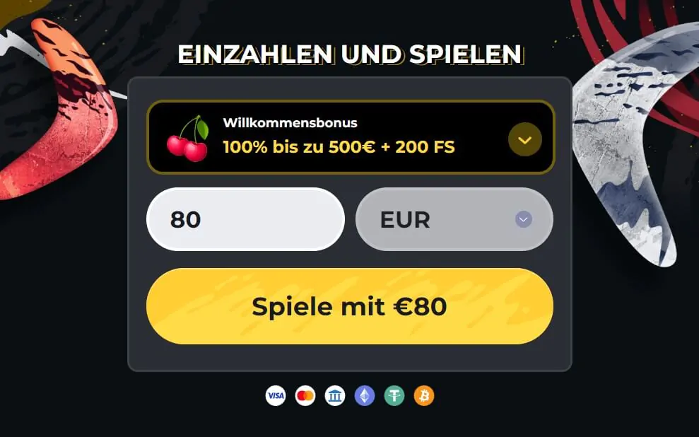 Boomerang Casino Test | Boomerang Casino BONUS €500 + 200 FS!