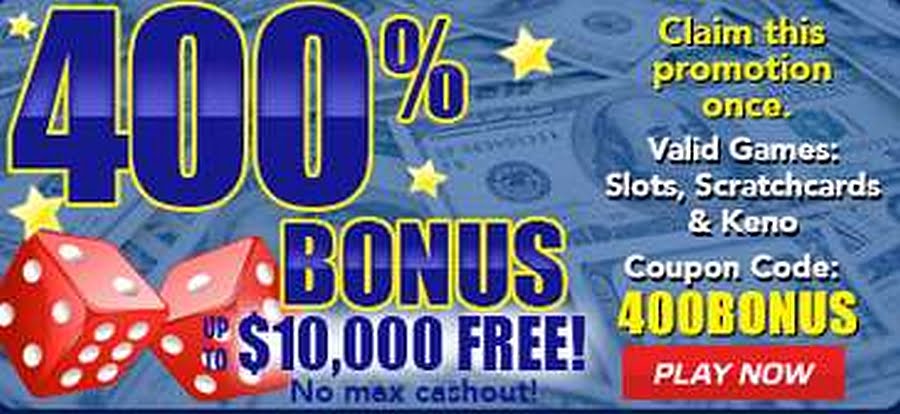 Vegas Casino Online 400% Welcome Bonus