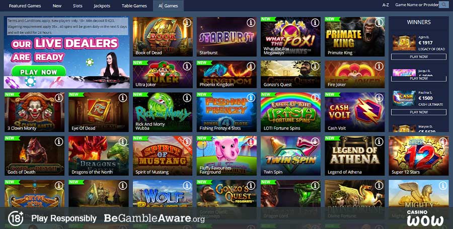 best online casino welcome offers